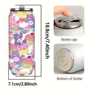 Care Bear 17 Oz Stainless Steel Can Tumbler